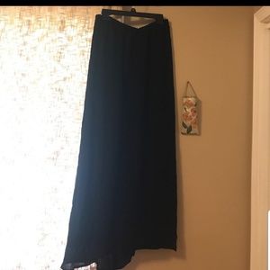 Flowy, Black Maxi Skirt Graham & Spencer